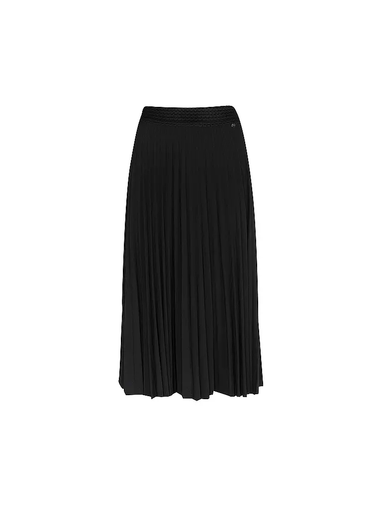 RICH & ROYAL | Falda plisada | Negro