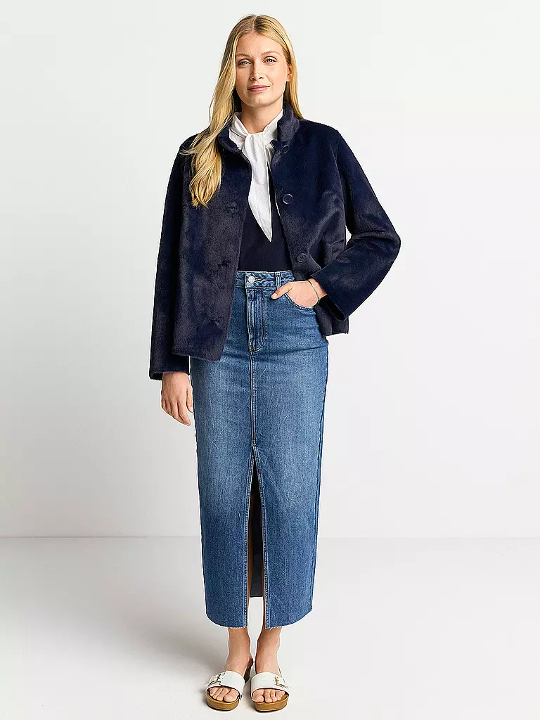 RICH & ROYAL | Jacke in Felloptik | Azul