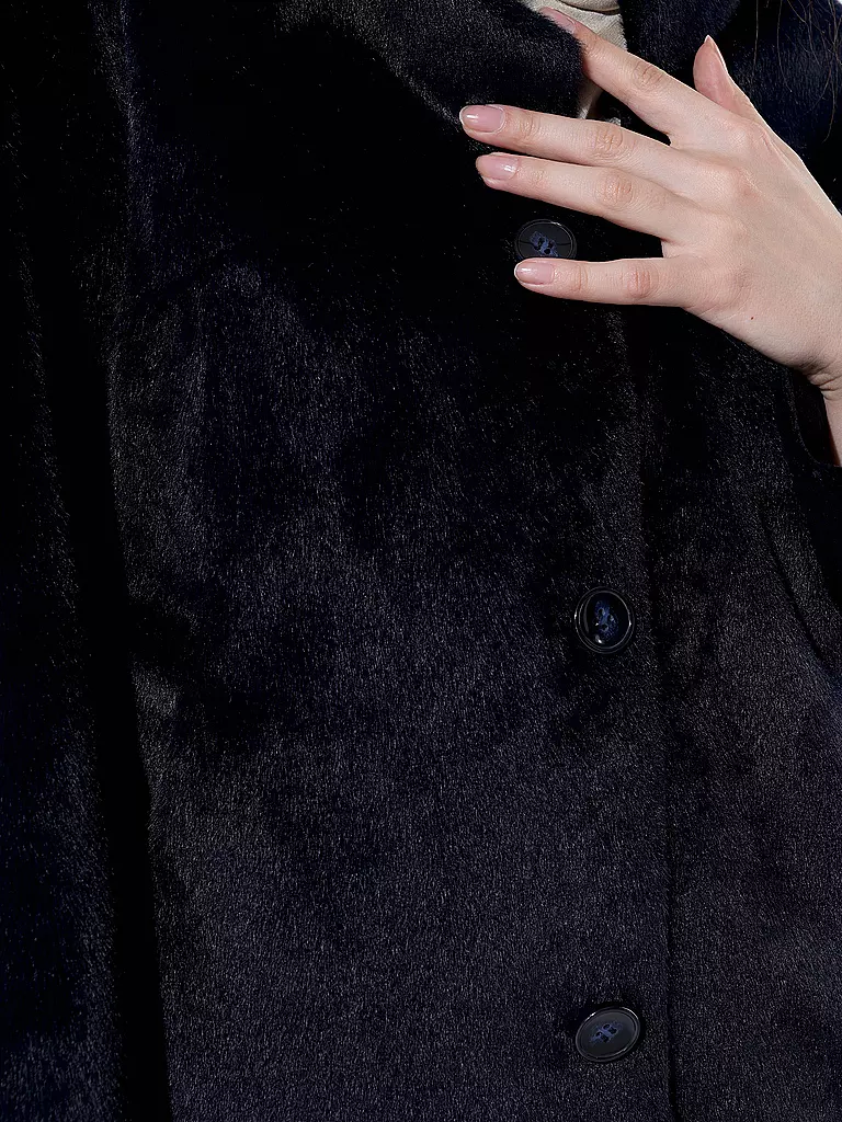 RICH & ROYAL | Jacke in Felloptik | Azul