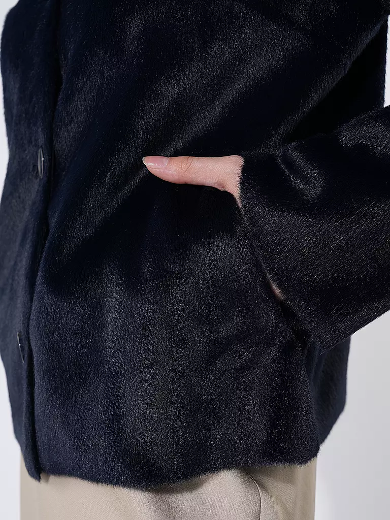 RICH & ROYAL | Jacke in Felloptik | Azul