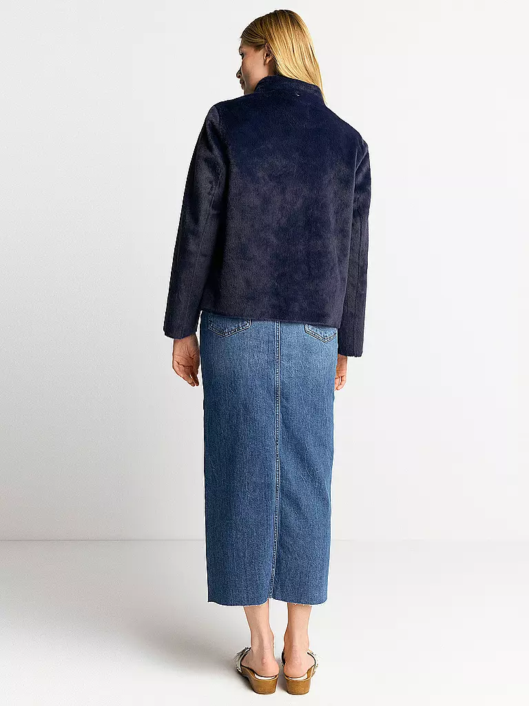 RICH & ROYAL | Jacke in Felloptik | Azul