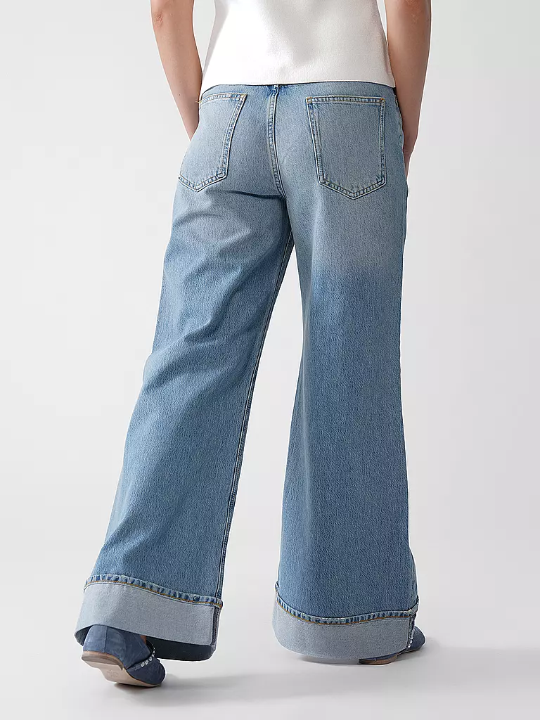 RICH & ROYAL | Jeans Wide Leg | Azul