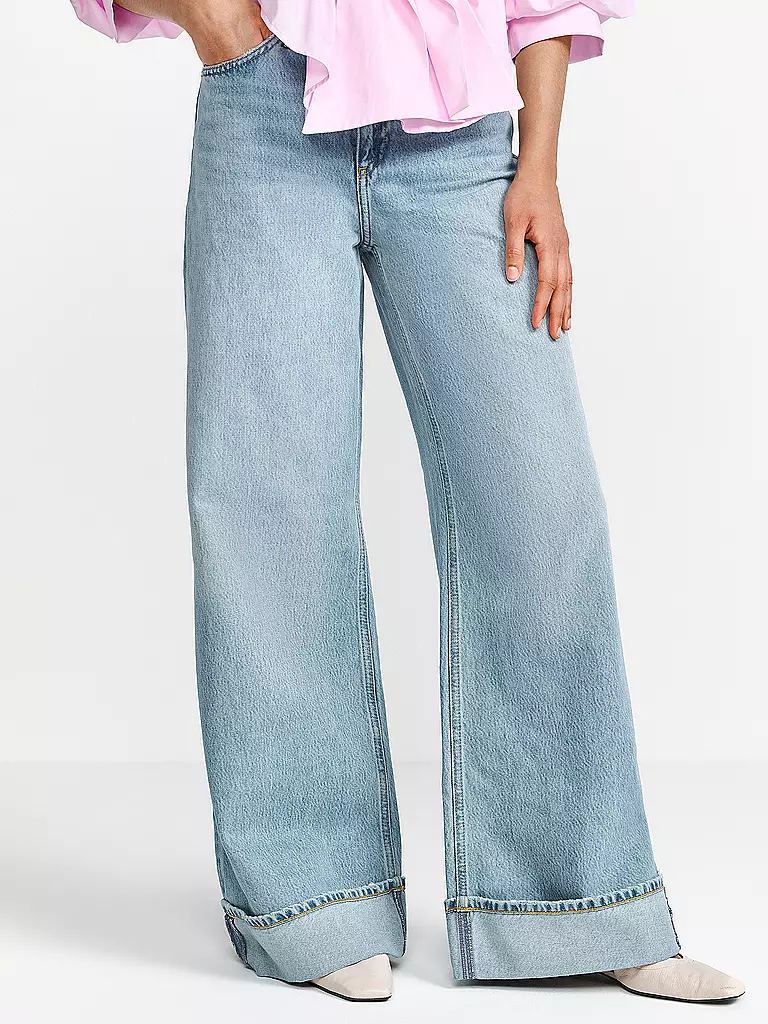 RICH & ROYAL | Jeans Wide Leg | Azul
