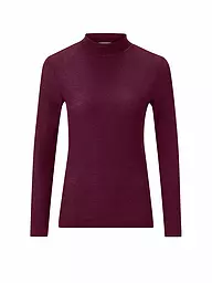 RICH & ROYAL | Jersey de cuello alto | Rojo oscuro
