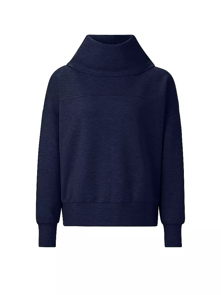 RICH & ROYAL | Jersey de cuello alto | Azul oscuro
