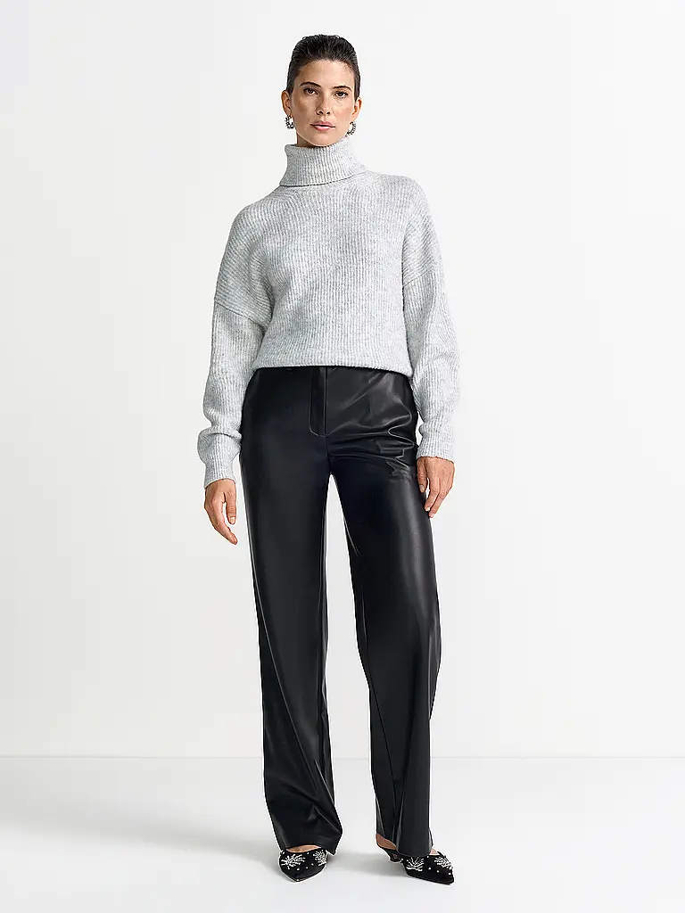RICH & ROYAL | Jersey de cuello alto | Gris