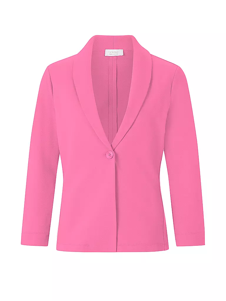 RICH & ROYAL | Jerseyblazer | Fucsia