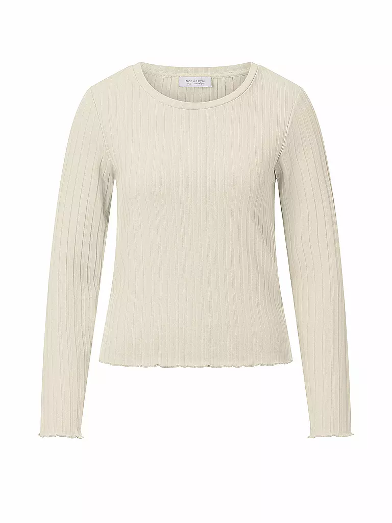 RICH & ROYAL | Langarmshirt | Crema