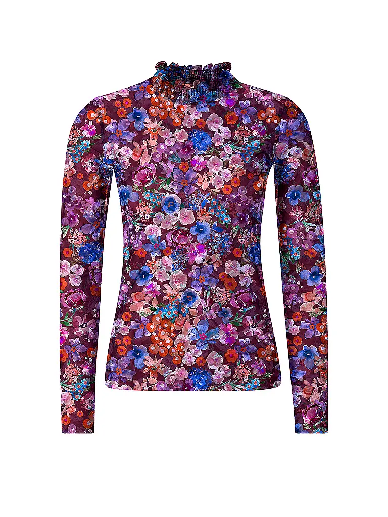 RICH & ROYAL | Langarmshirt | Rojo oscuro