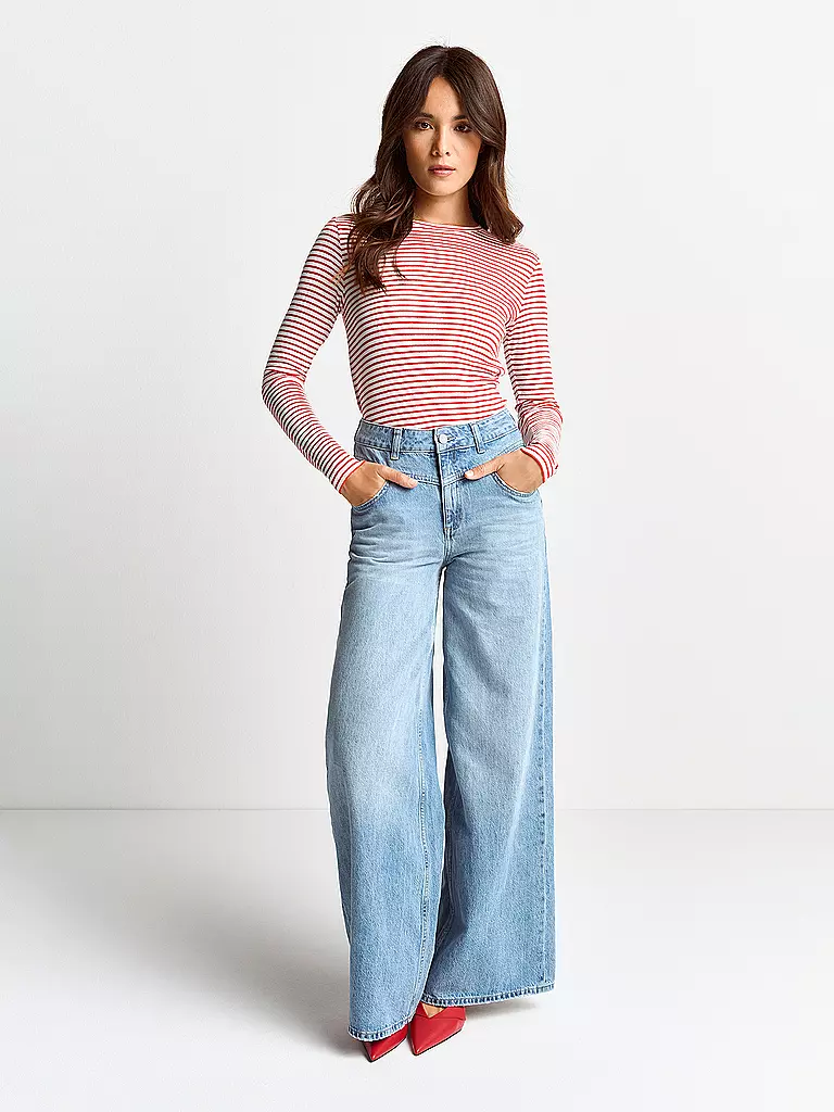 RICH & ROYAL | Langarmshirt | Rojo