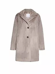 RICH & ROYAL | Mantel in Felloptik | Gris