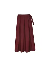 RICH & ROYAL | Midi falda | Rojo oscuro