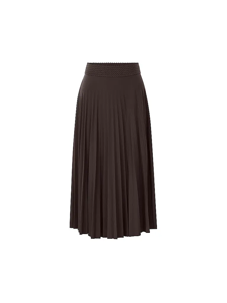 RICH & ROYAL | Midi falda | Marrón