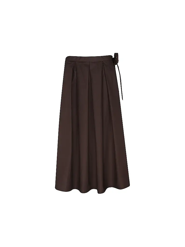 RICH & ROYAL | Midi falda | Marrón