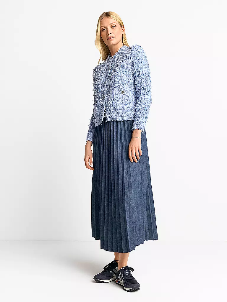 RICH & ROYAL | Midi falda | Azul
