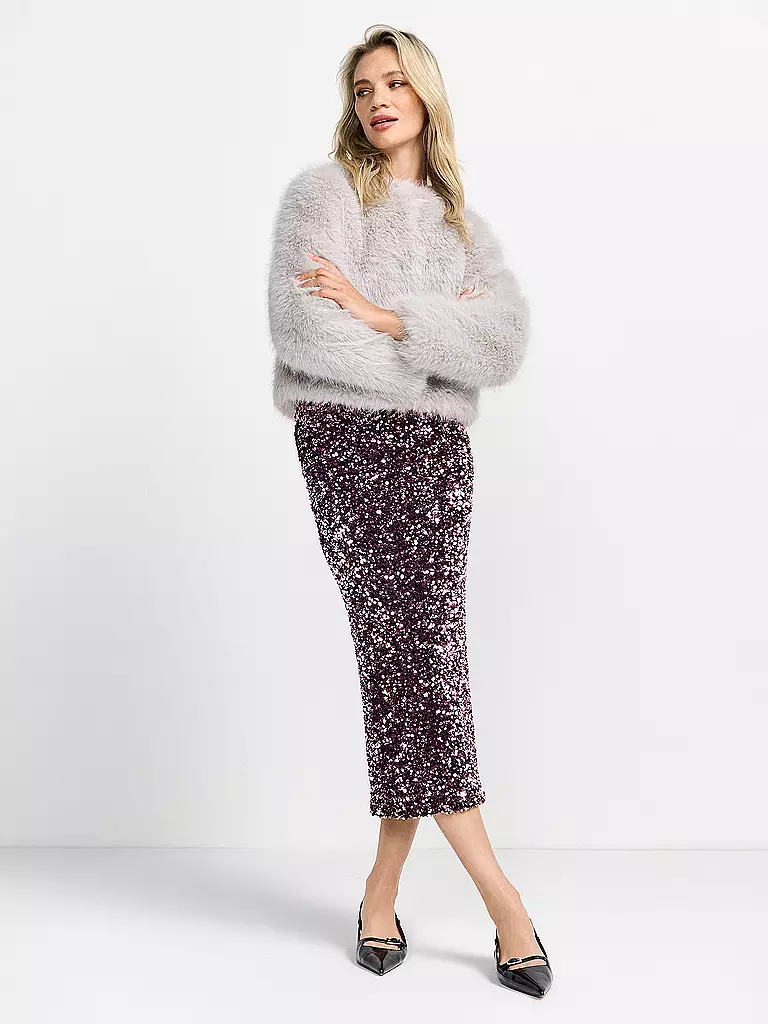 RICH & ROYAL | Midi falda | Rosa