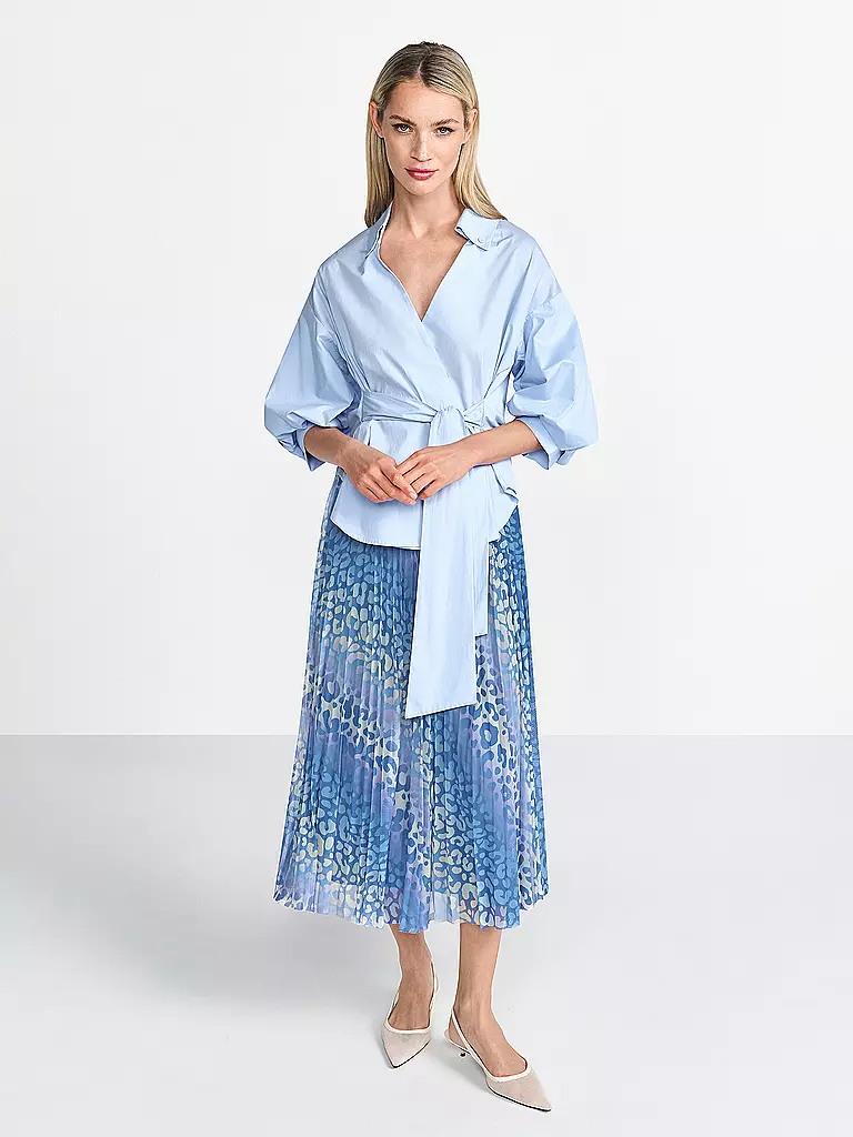 RICH & ROYAL | Midi falda | Azul