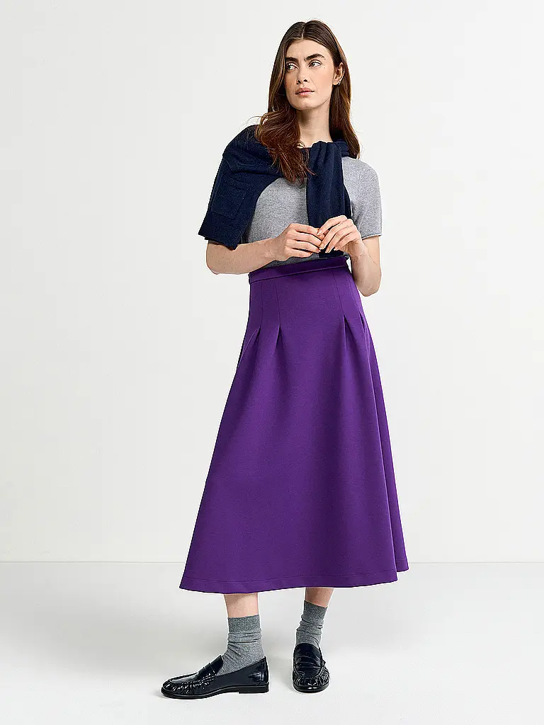 RICH & ROYAL | Midi falda | Lila