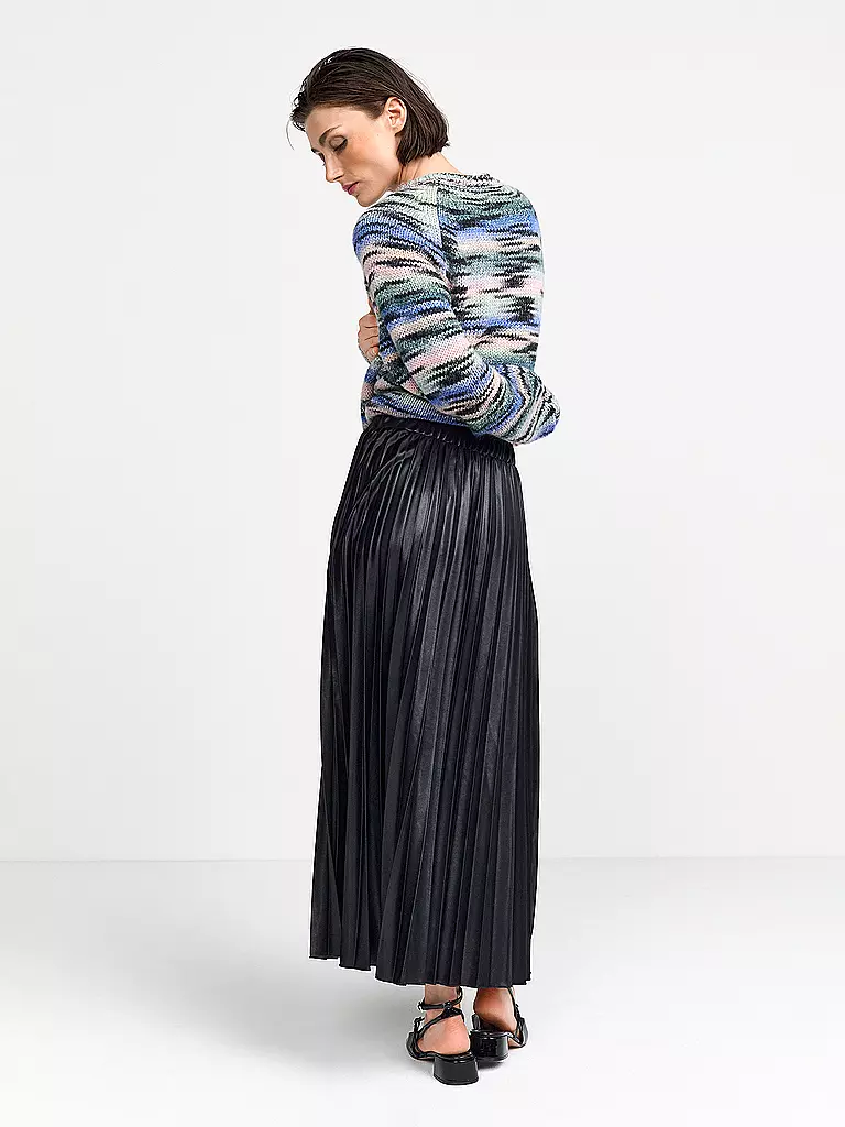 RICH & ROYAL | Midi falda | Negro