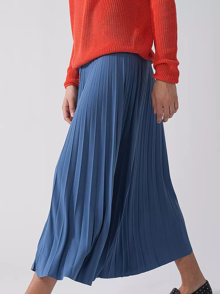 RICH & ROYAL | Midi falda | Azul