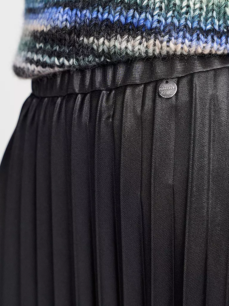 RICH & ROYAL | Midi falda | Negro