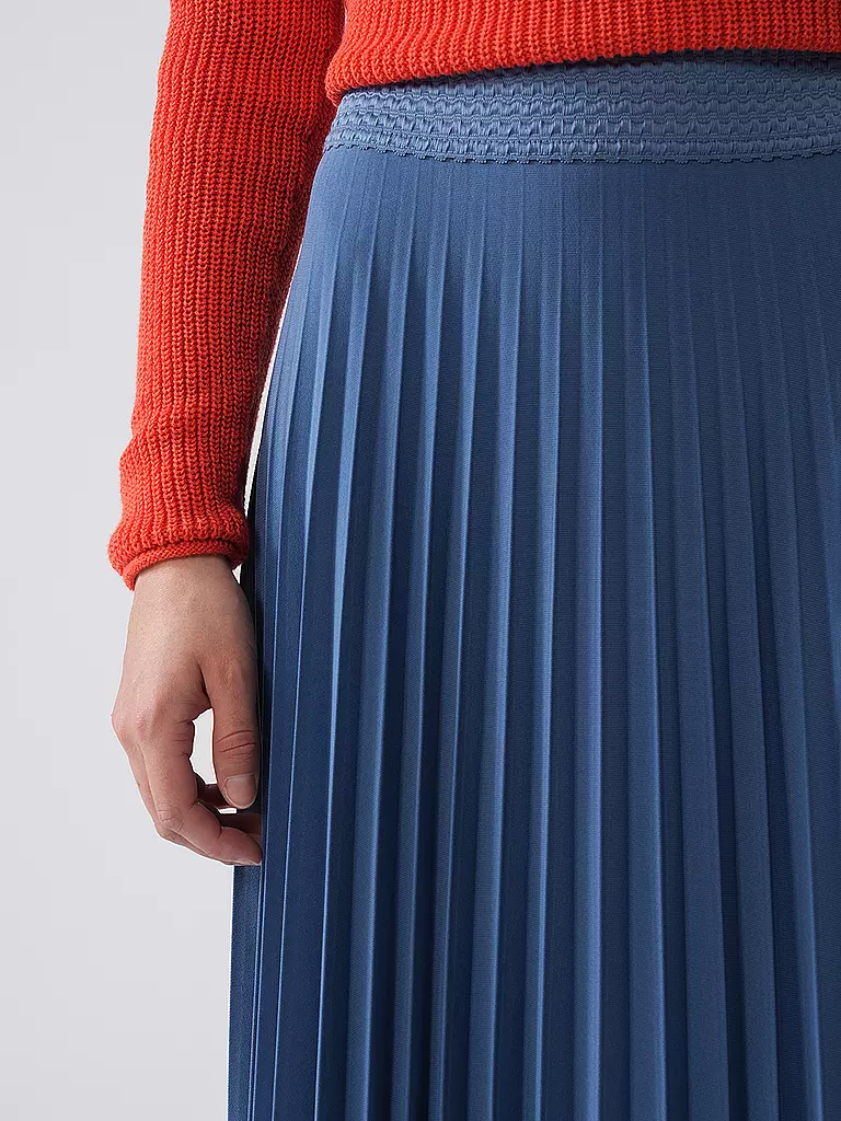 RICH & ROYAL | Midi falda | Azul