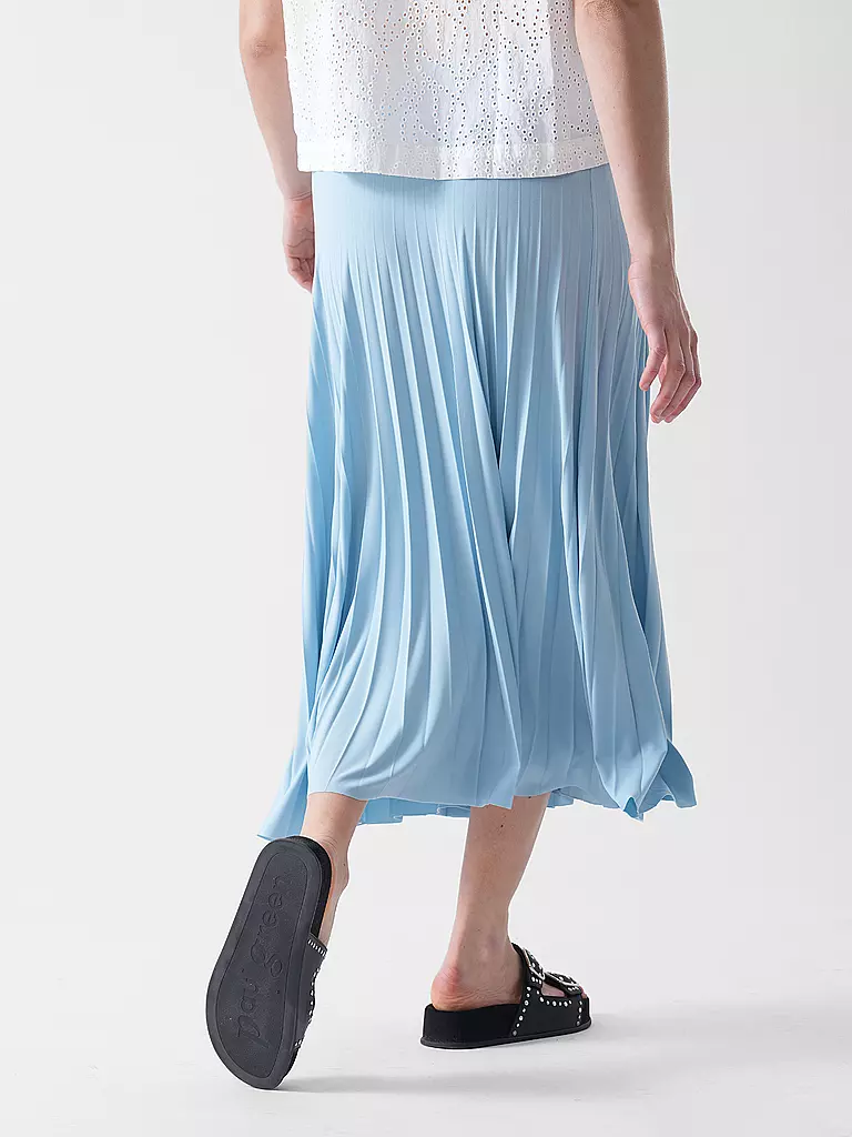 RICH & ROYAL | Midi falda | Azul claro
