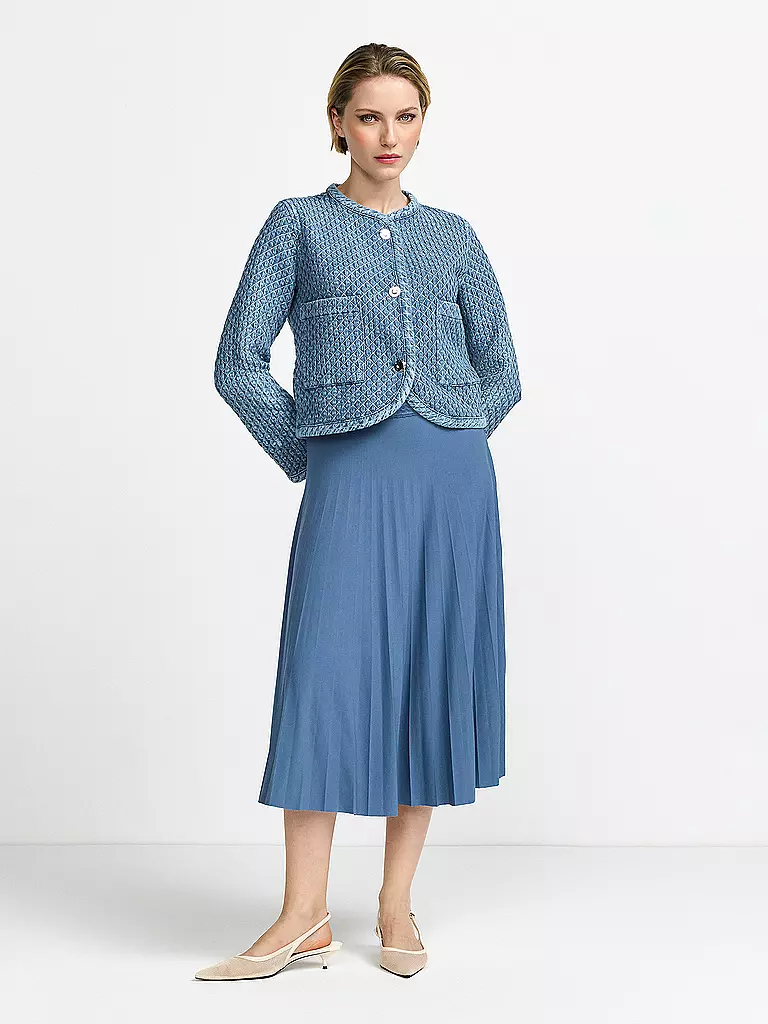RICH & ROYAL | Midi falda | Azul