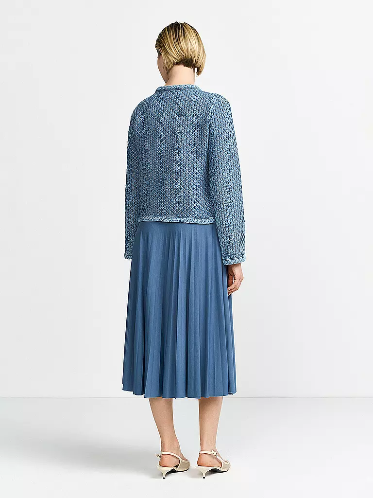 RICH & ROYAL | Midi falda | Azul
