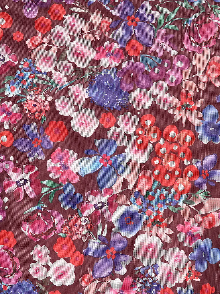 RICH & ROYAL | Midi falda | Rojo oscuro