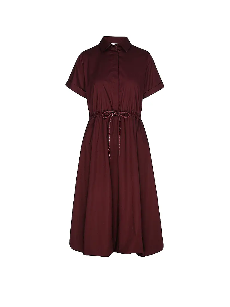 RICH & ROYAL | Midikleid | Rojo oscuro