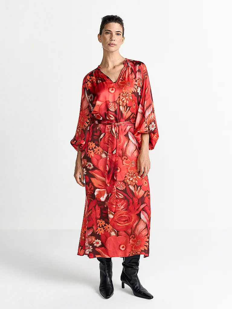 RICH & ROYAL | Midikleid | Rojo