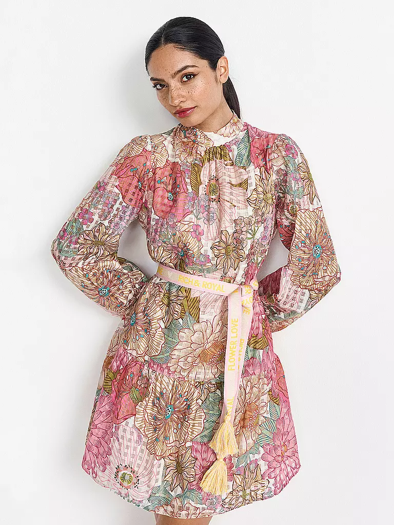 RICH & ROYAL | Midikleid | Rosa