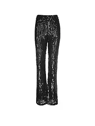 RICH & ROYAL | Pantalón acampanado | Negro
