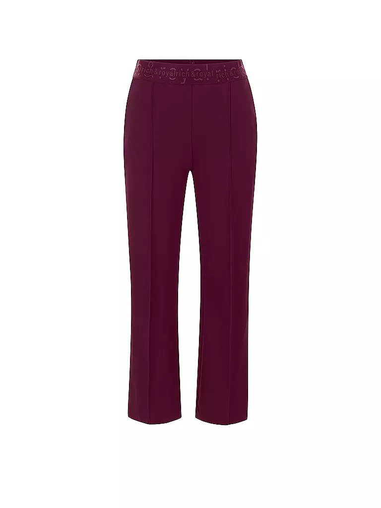 RICH & ROYAL | Pantalones Marlene | Rojo oscuro
