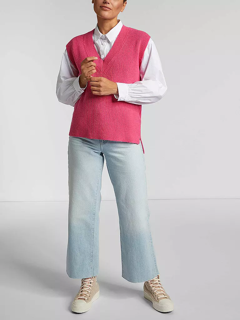 RICH & ROYAL | Pullunder  | Fucsia