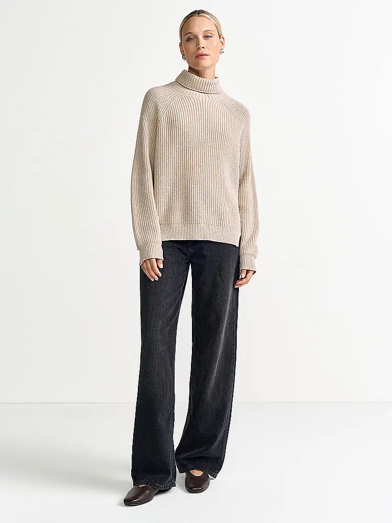 RICH & ROYAL | Rollkragenpullover | Beige