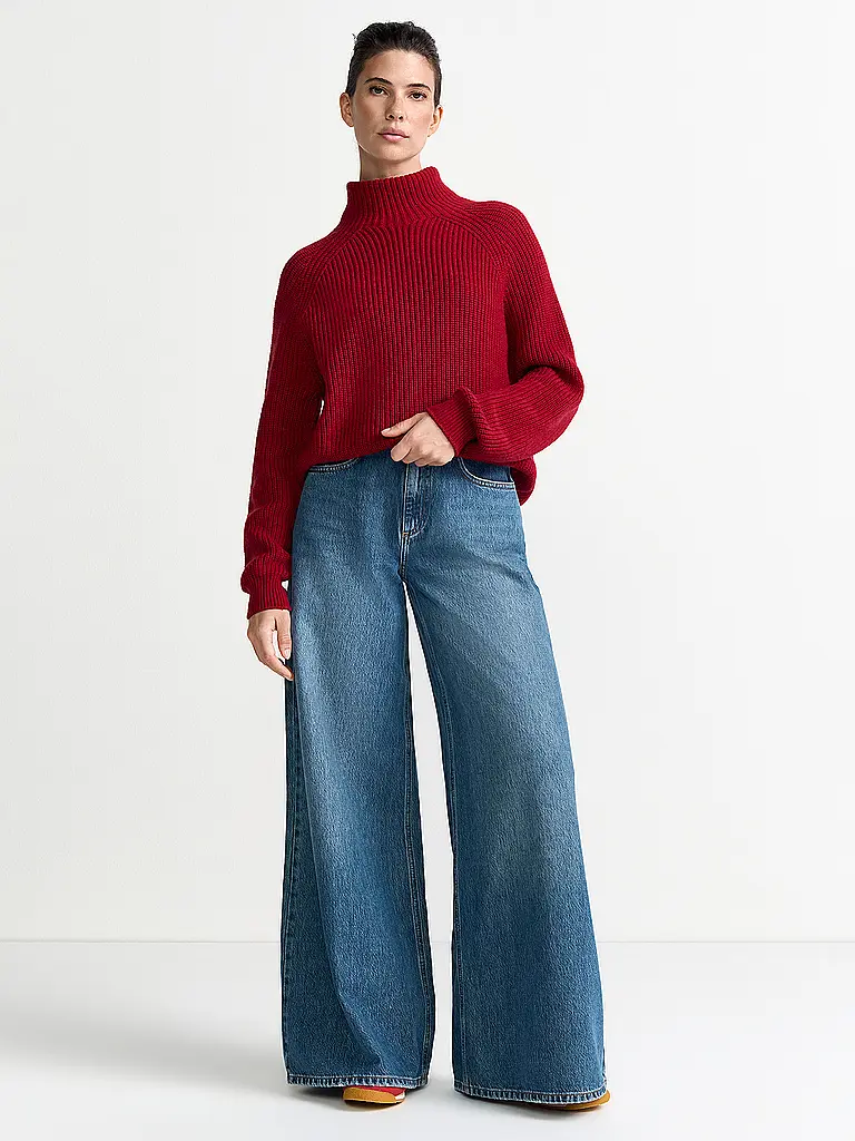 RICH & ROYAL | Rollkragenpullover | Rojo
