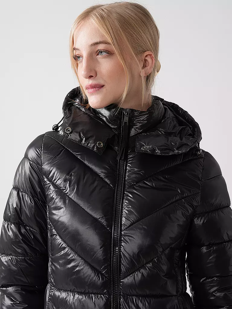 RICH & ROYAL | Steppmantel  | Negro