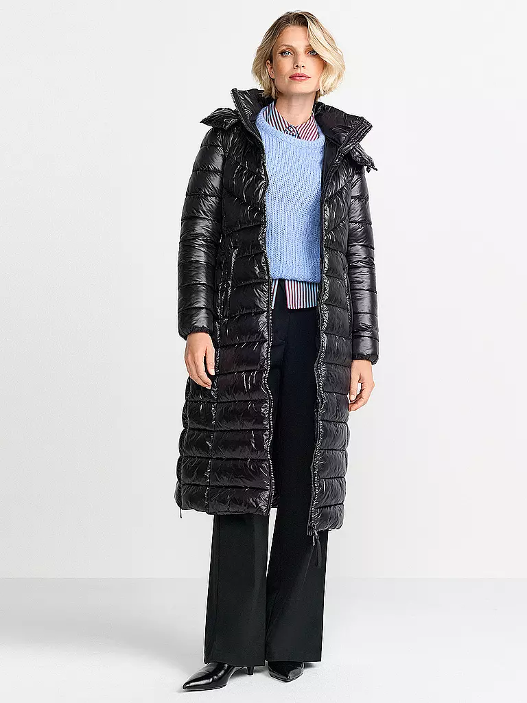 RICH & ROYAL | Steppmantel  | Negro