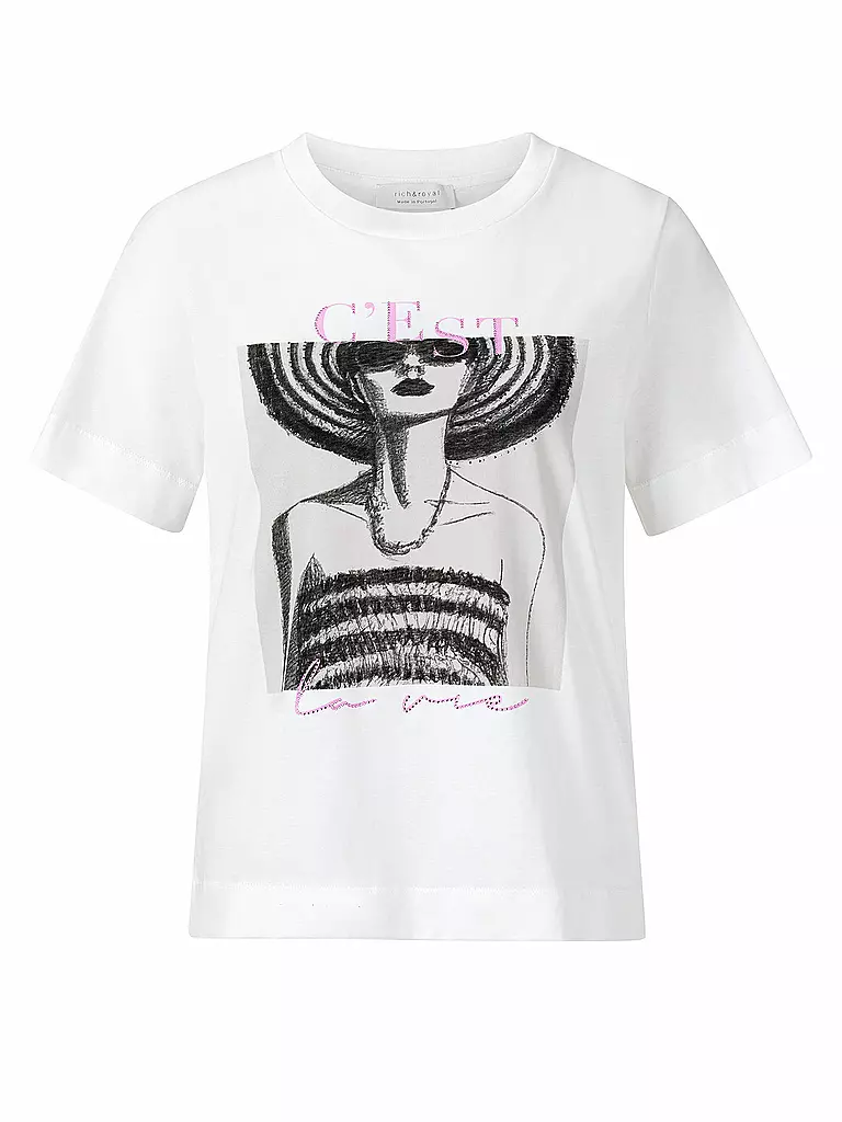 RICH & ROYAL | T-Shirt | Blanco