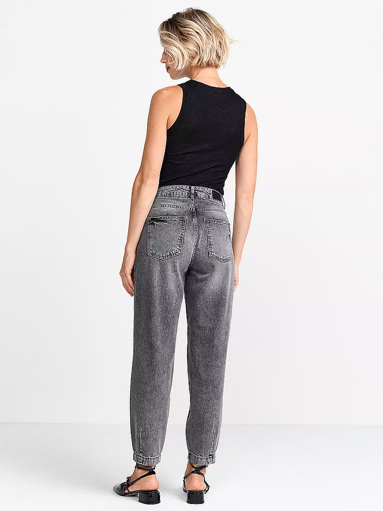 RICH & ROYAL | Vaqueros Mom Fit | Gris