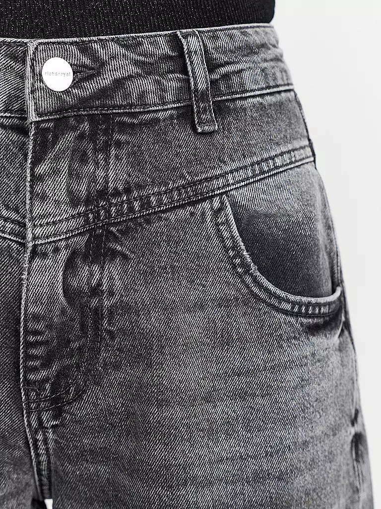 RICH & ROYAL | Vaqueros Mom Fit | Gris