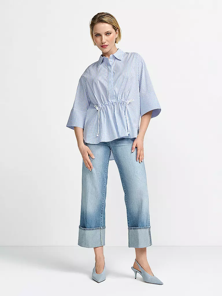 RICH & ROYAL | Vaqueros Straight Fit 7/8 | Azul