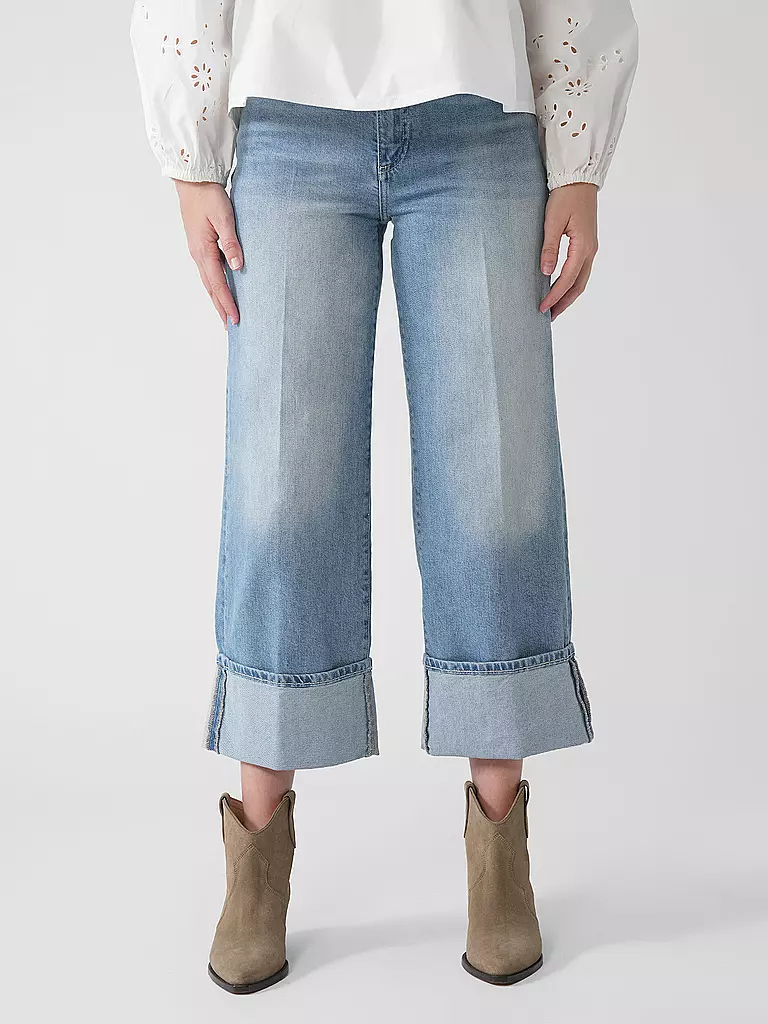 RICH & ROYAL | Vaqueros Straight Fit 7/8 | Azul