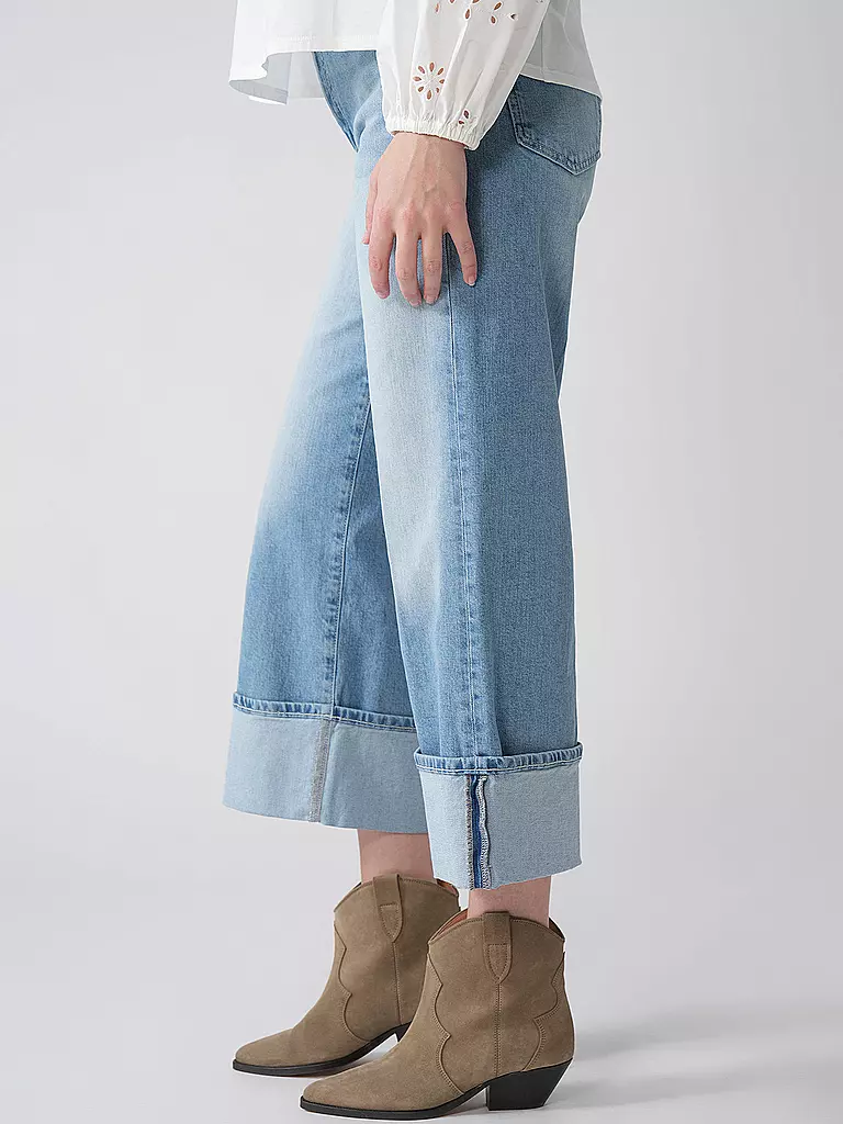 RICH & ROYAL | Vaqueros Straight Fit 7/8 | Azul