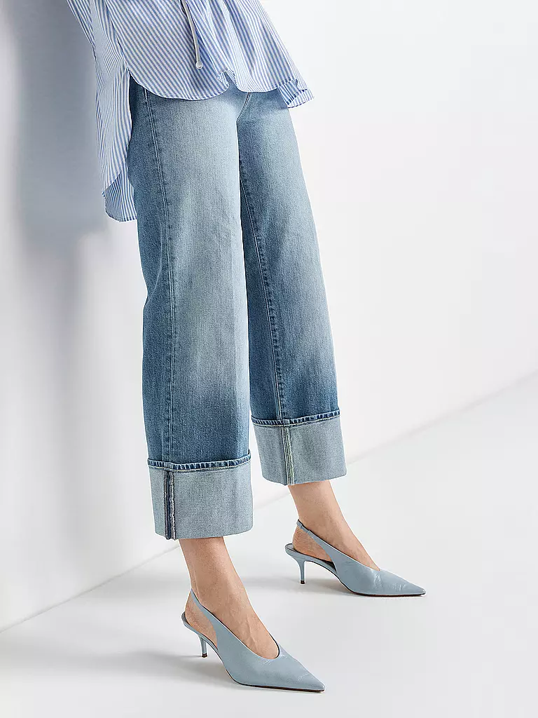 RICH & ROYAL | Vaqueros Straight Fit 7/8 | Azul