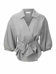 RICH & ROYAL | Wickelbluse | Gris