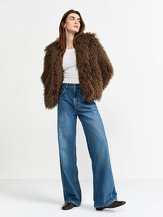 RICHROYAL | Chaqueta con aspecto de piel