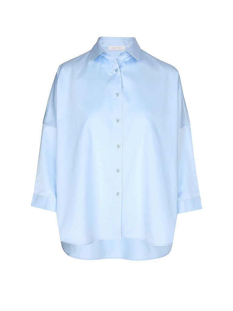 Richroyal Blusa corte oversized azul claro